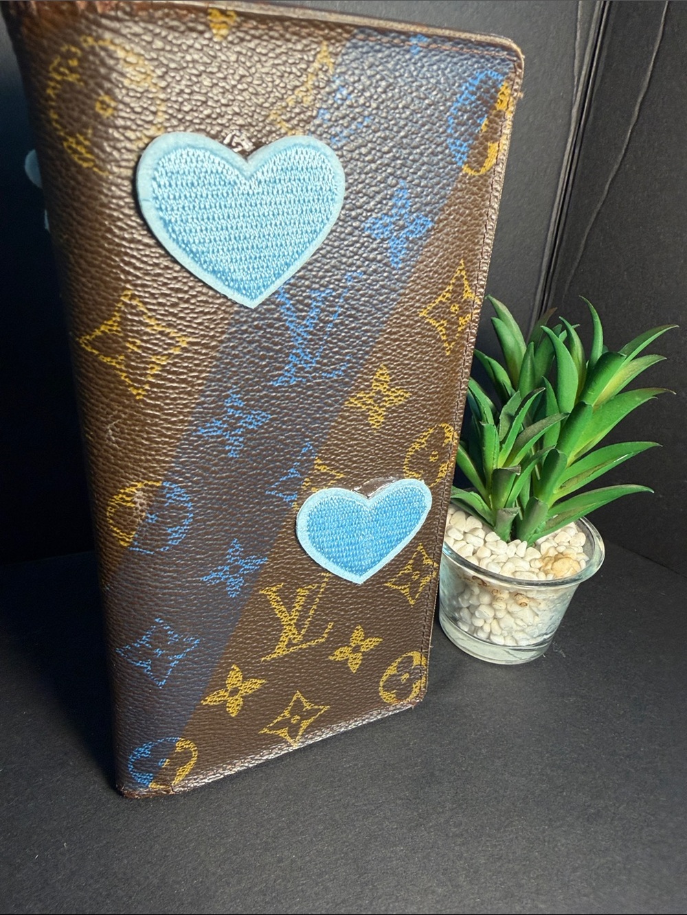 ‼️I’ll accept your offer‼️ LV Long Custom Bifold/ checkbook